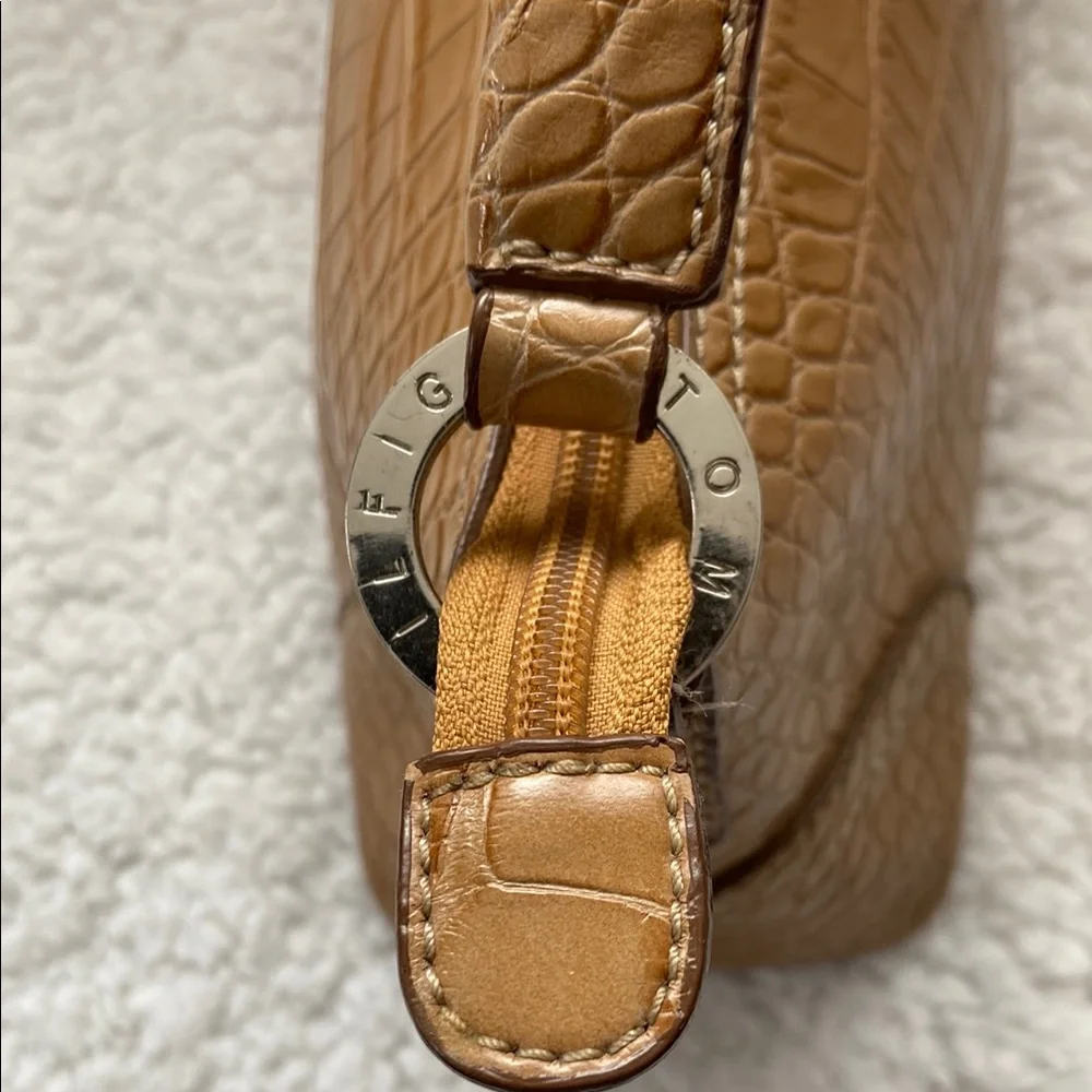 Tommy Hilfiger Tan Shoulder Bag with Alligator Print - Picture 5 of 9